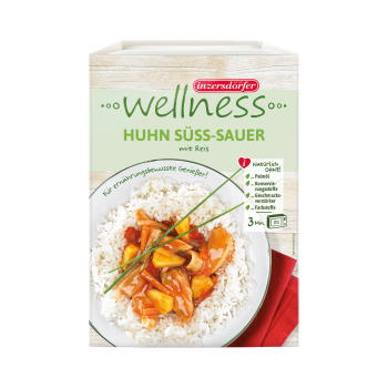Inzersdorfer Wellness Huhn Süss-Sauer mit Reis